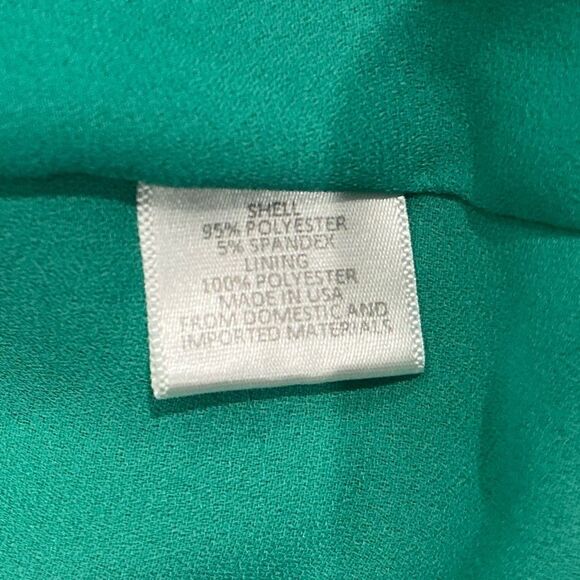 Charles Henry Off-Shoulder Emerald Dress Sz: M - Picture 11 of 11